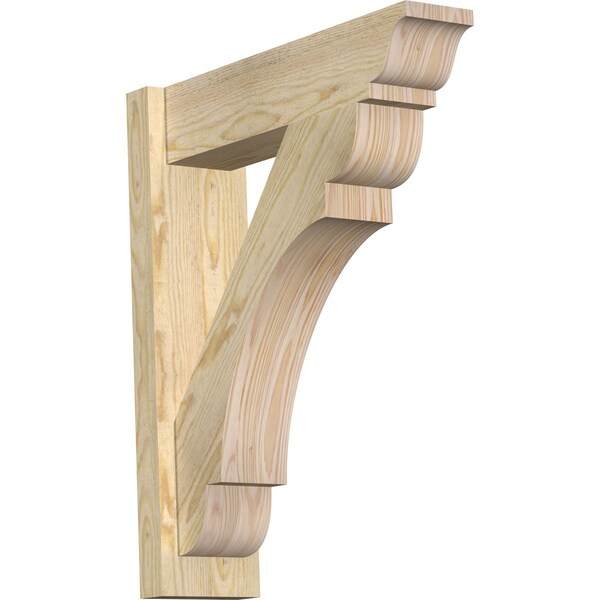 Ekena Millwork Olympic Rough Sawn Traditional Outlooker, Douglas Fir, 6"W x 22"D x 26"H OUT06X22X26OLY01RDF - main